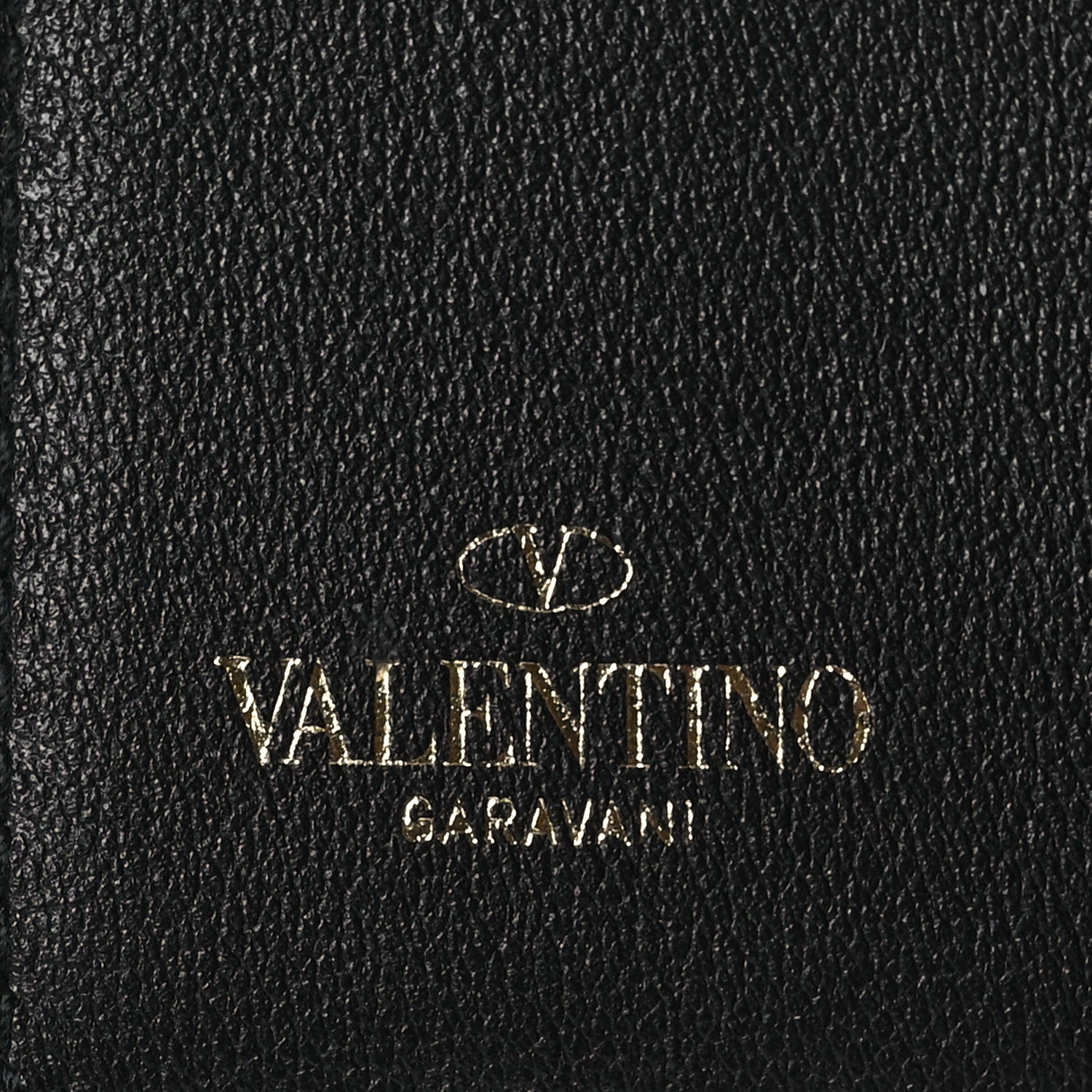 Valentino Garavani Calfskin Small Rockstud Wallet  Black 8 of 11