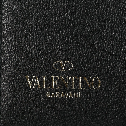 Valentino Garavani Calfskin Small Rockstud Wallet  Black 8 of 11