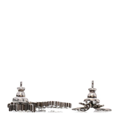 Christian Dior Palladium Crystal J'adior Earrings 3 of 4