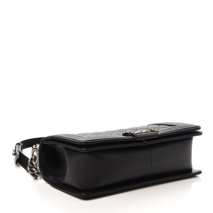 Chanel Caviar Quilted Medium Boy Flap Black 4 of 11