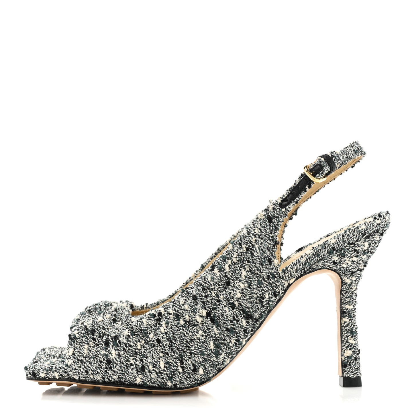 Terrazzo Boucle Slingbacks 40 Green Marble