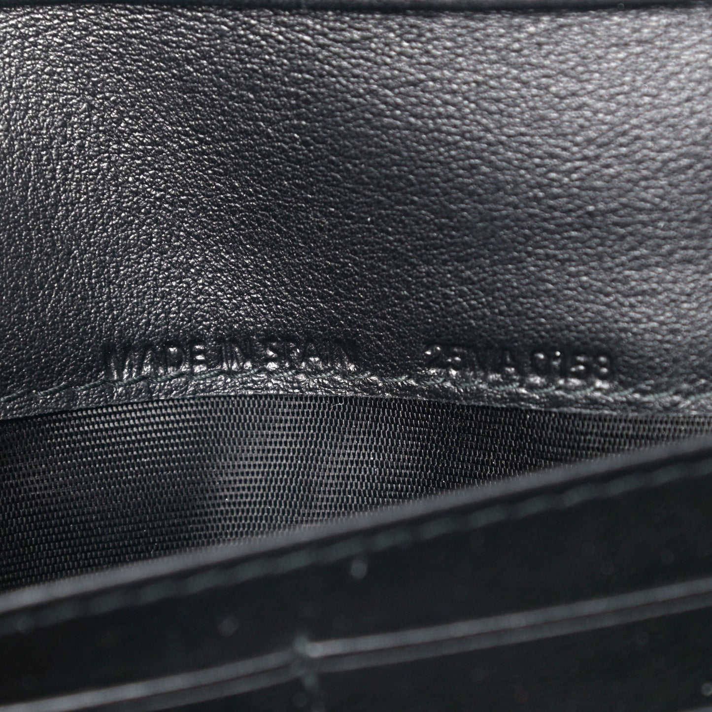 Patent Cannage Lady Dior Rendezvous Wallet On Chain Black