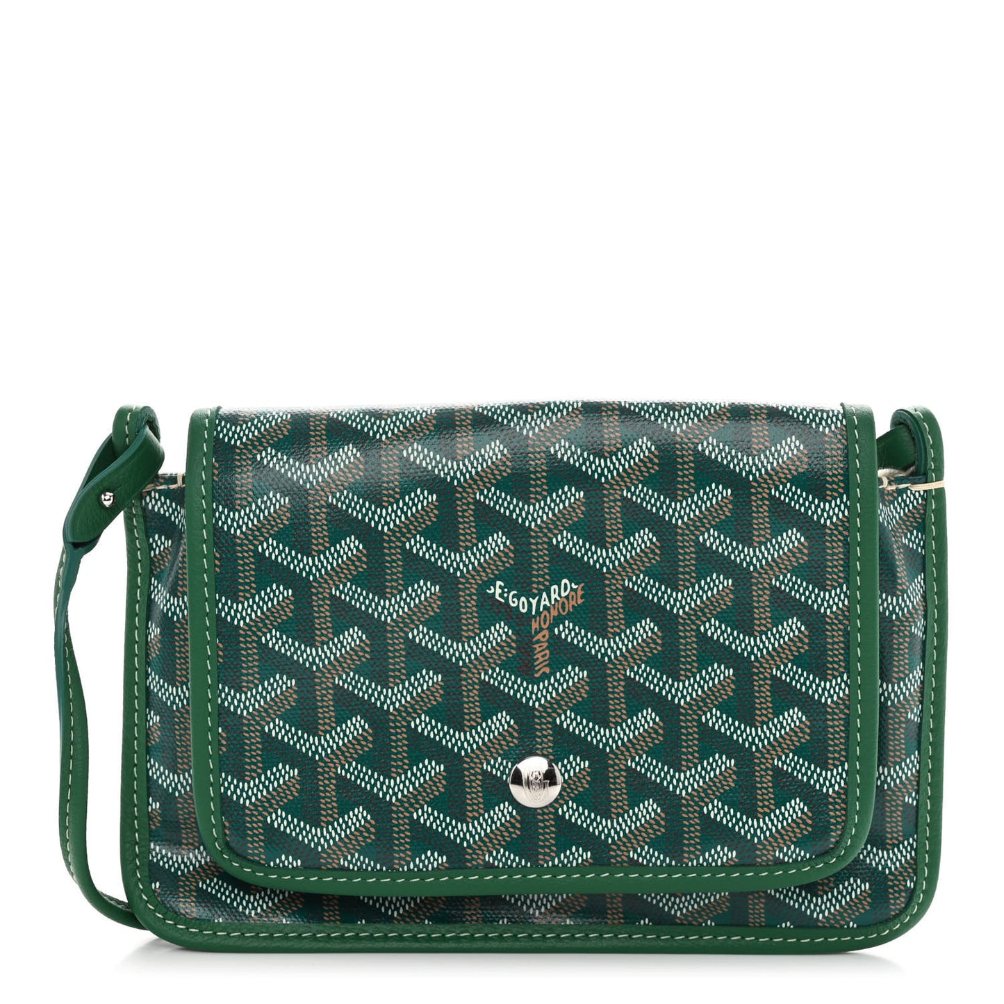 Goyardine Plumet Wallet Clutch Green