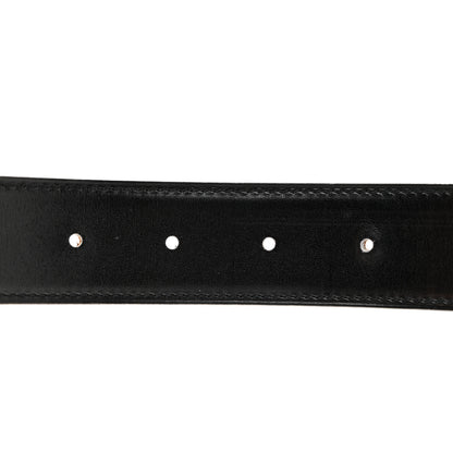 Hermes Swift Courchevel 24mm Belt Strap 70 Black Gold 6 of 6