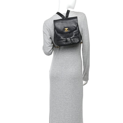 Chanel Caviar CC Backpack Black 2 of 10