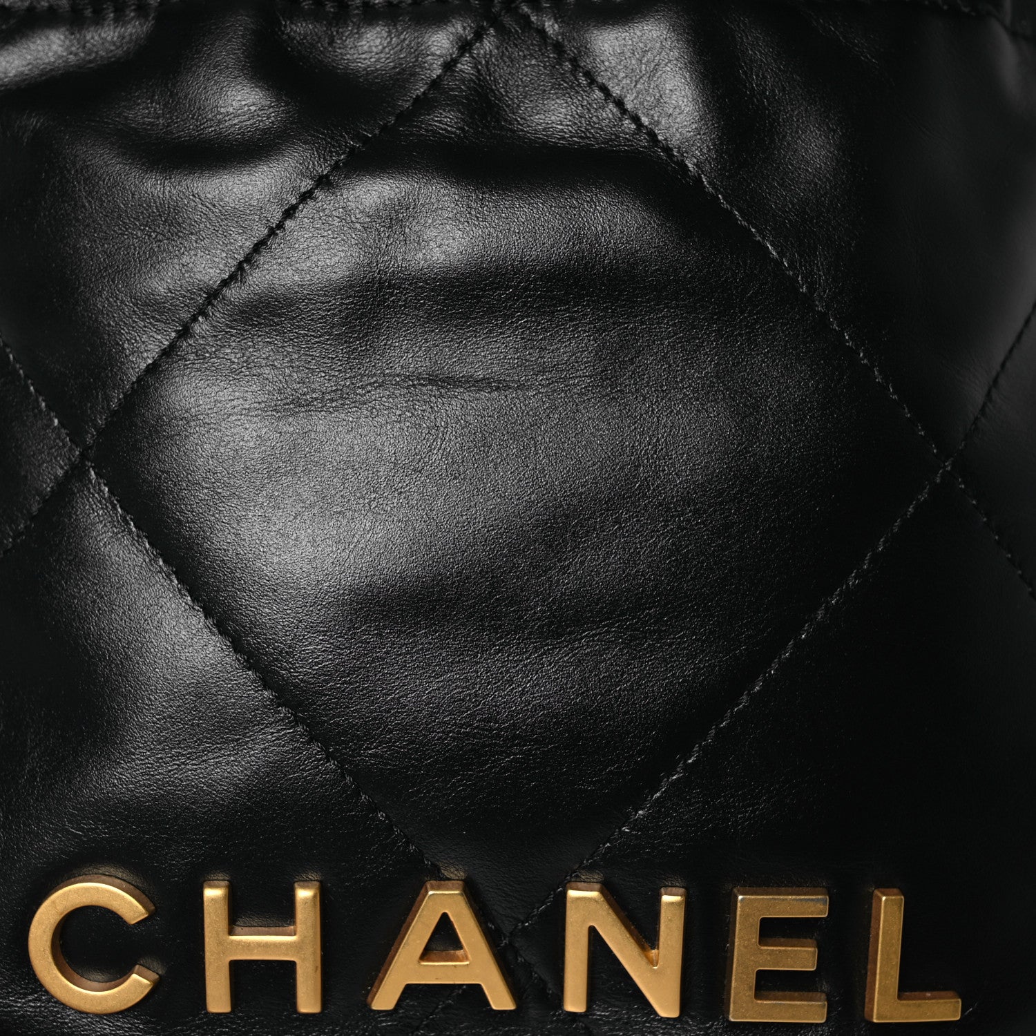Chanel Shiny Calfskin Quilted Mini Chanel 22 Black 9 of 11