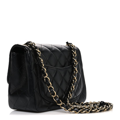 Chanel Lambskin Quilted Mini Square Flap Black 3 of 12
