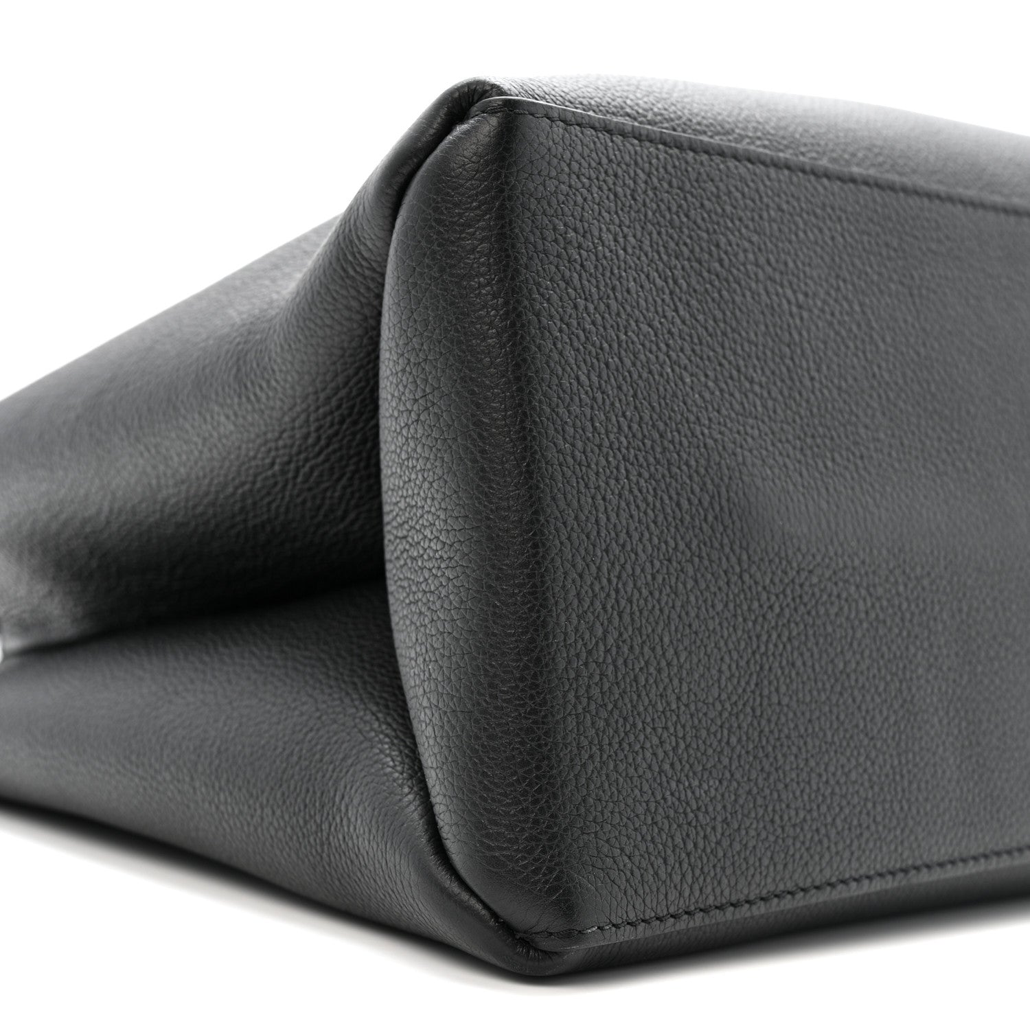 Louis Vuitton Grained Calfskin Lockme Shopper Black Black 9 of 12