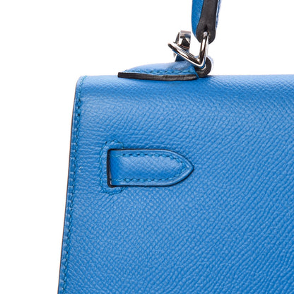 Hermes Epsom Kelly Sellier 25 Bleu Zanzibar 32 of 37