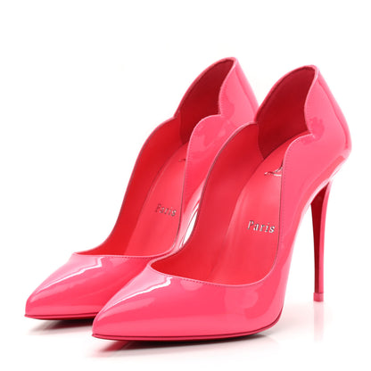 Christian Louboutin Patent Hot Chick 100 Pumps 35 Pinky 3 of 8