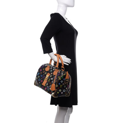 Louis Vuitton Monogram Multicolor Speedy 30 Black 2 of 11