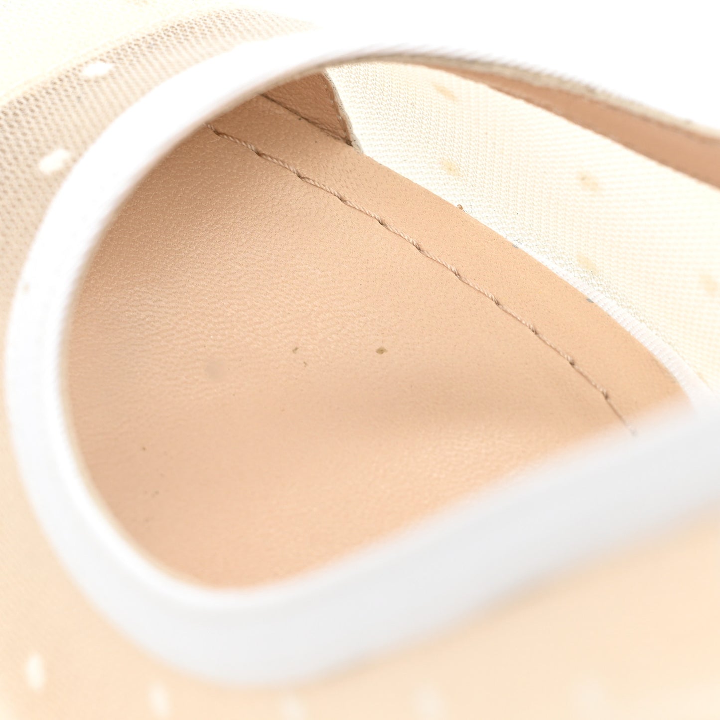 Mesh Plumetis D-Moi Pumps 37.5 White
