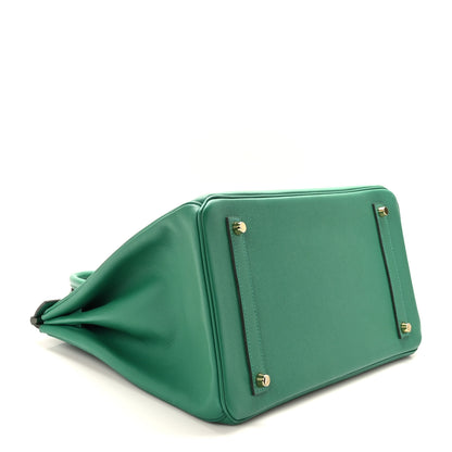 Hermes Epsom Birkin 35 Vert Vertigo 4 of 12