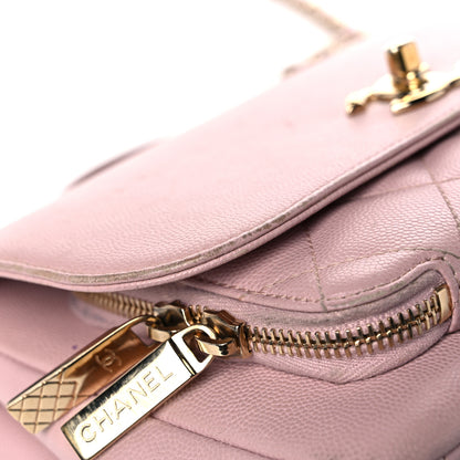 Chanel Caviar Quilted Medium Business Affinity Flap Light Pink 15 of 24