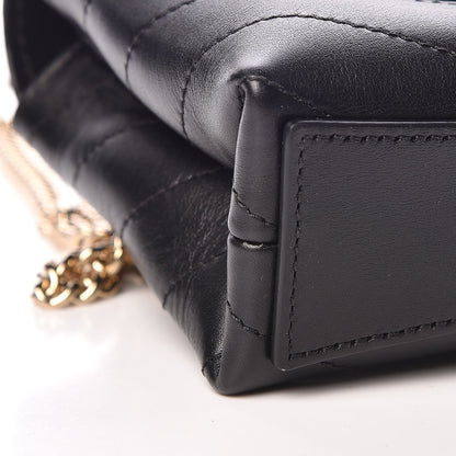 Chanel Calfskin Chevron Stitched Coco Waist Bag Black 8 of 10
