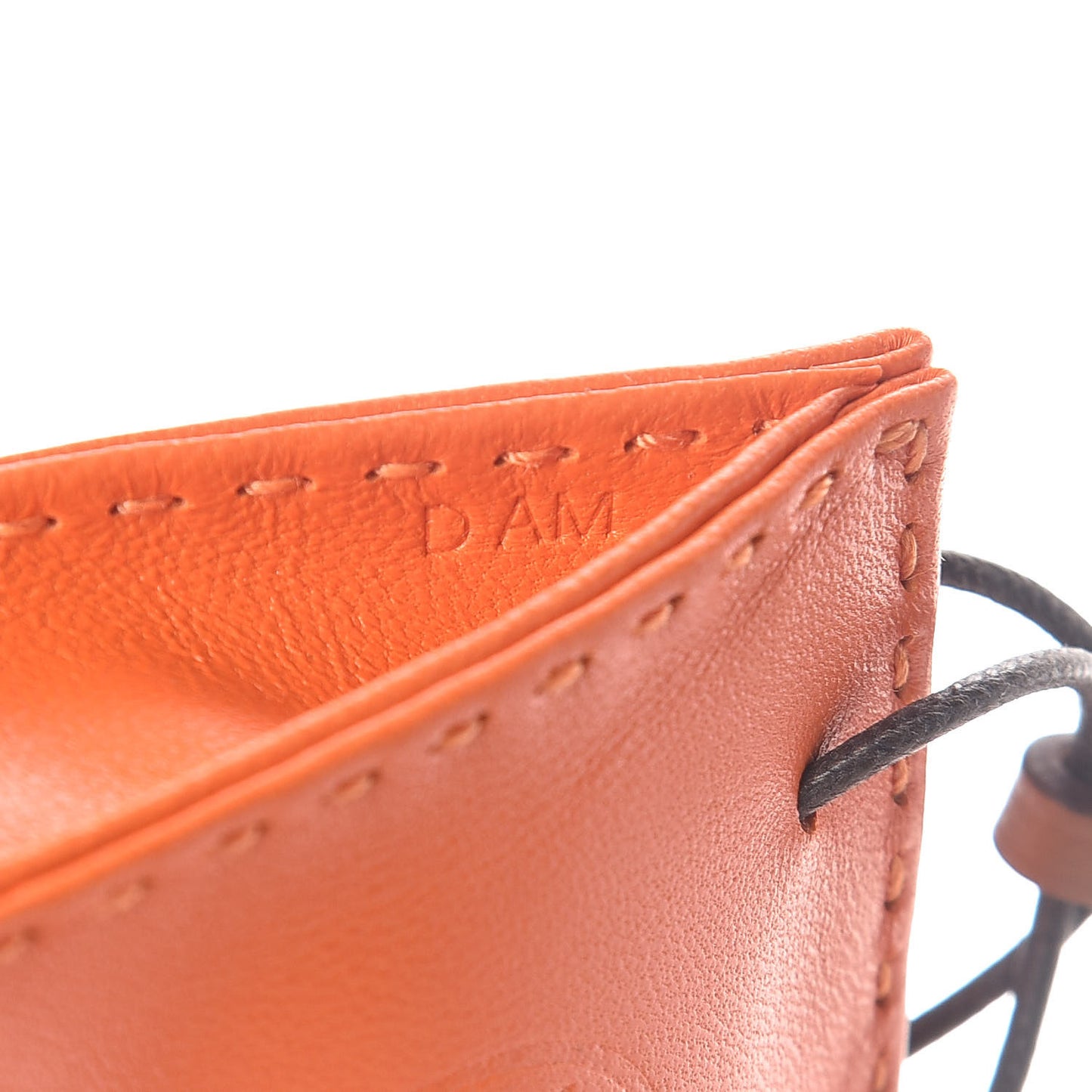 Milo Lambskin Swift Shopping Bag Charm Feu Gold