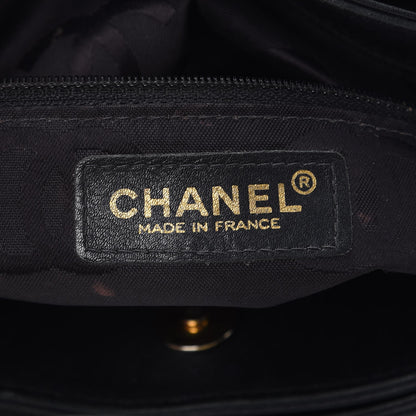 Chanel Calfskin Contrast Stitch Surpique Tote Black 6 of 12