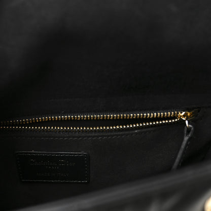Christian Dior Lambskin Cannage Medium Lady Dior Black 10 of 21