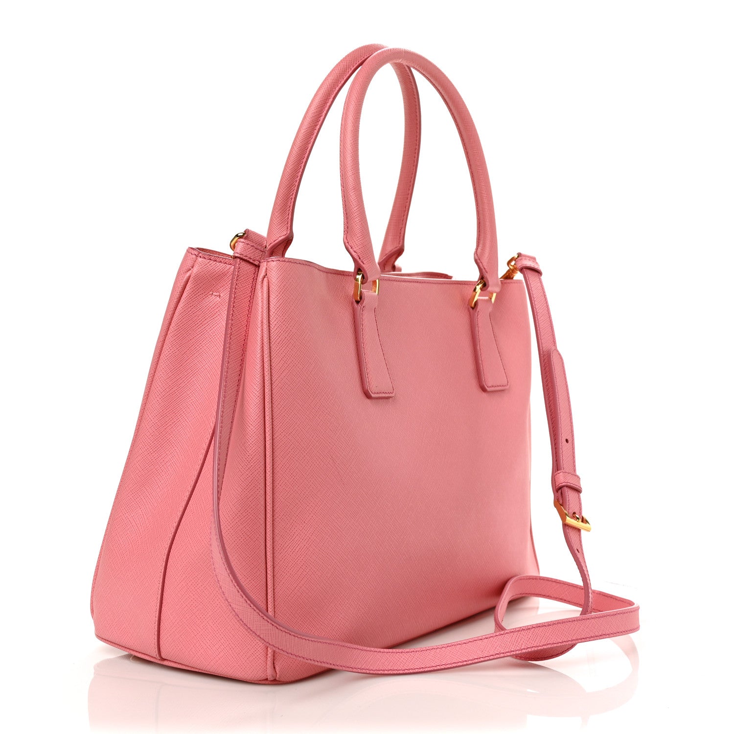 Prada Saffiano Medium Galleria Double Zip Tote Geranio 2 of 9