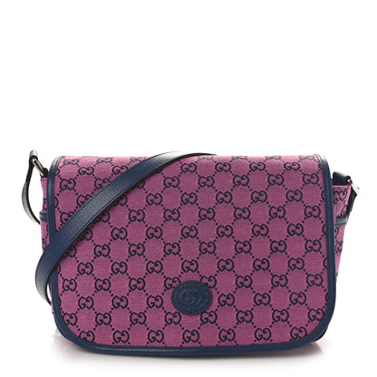Gucci Monogram GG Childrens Messenger Bag Pink 1 of 9