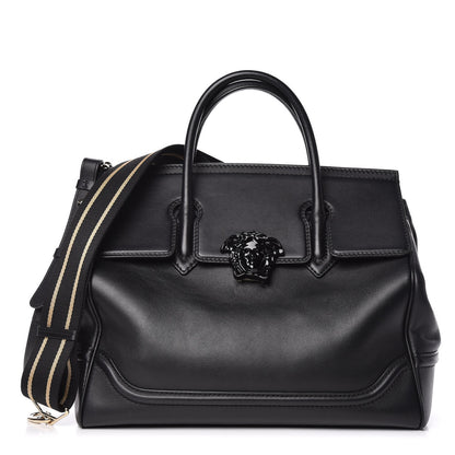 Versace Calfskin Large Palazzo Empire Bag Black 1 of 23
