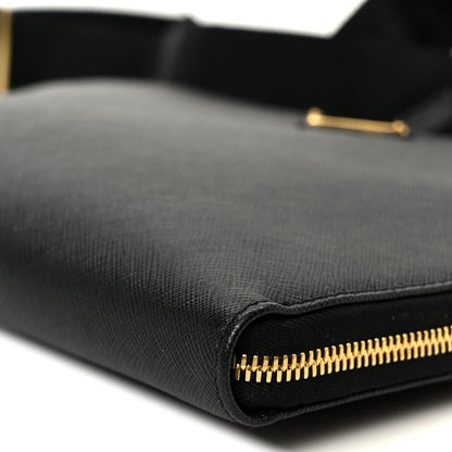 Prada Saffiano Crossbody Bag Black 9 of 9