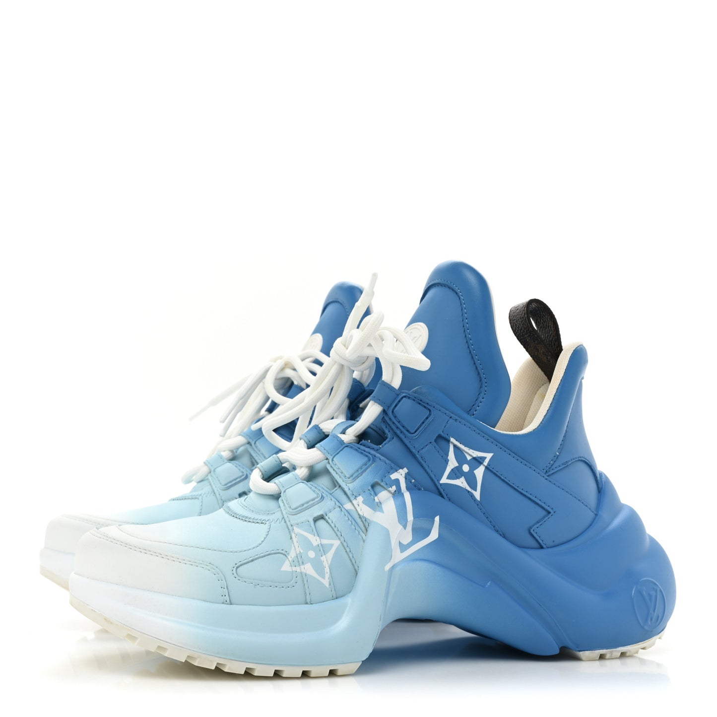 Calfskin LV Archlight Sneakers 36.5 Blue