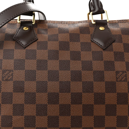 Louis Vuitton Damier Ebene Speedy Bandouliere 35 8 of 12
