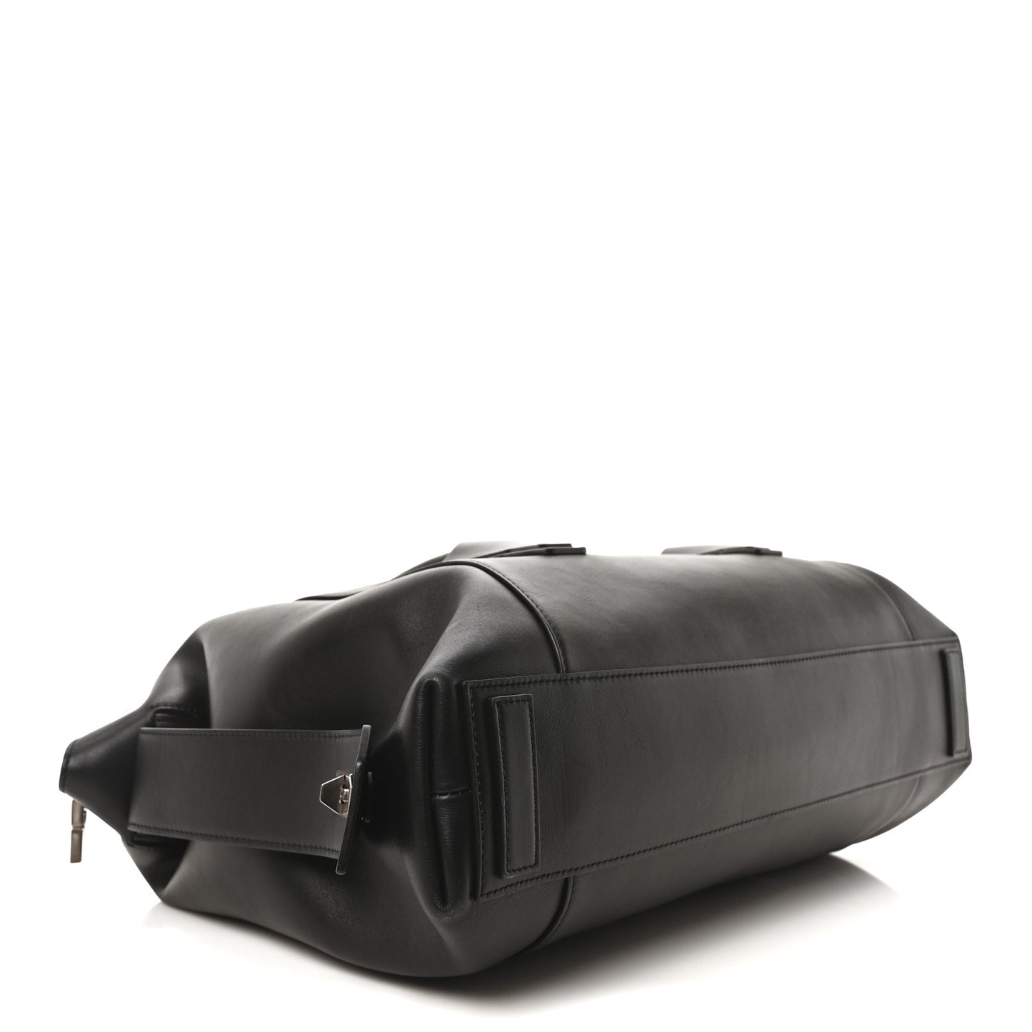 Smooth Calfskin Medium Antigona Lock Duffle Bag Black