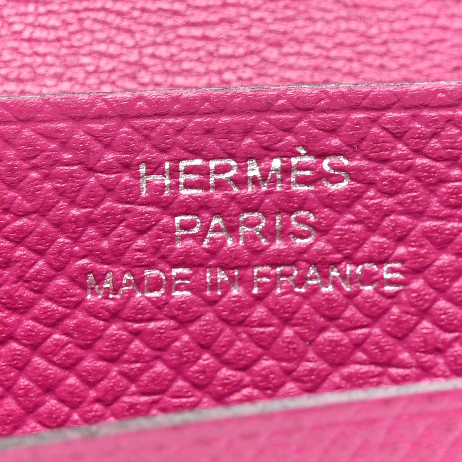 Hermes Epsom Mini Bearn Wallet Rose Pourpre 6 of 12