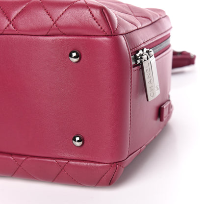 Chanel Lambskin Quilted Medium Trendy CC Bowling Bag Dark Pink 6 of 13