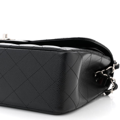 Chanel Caviar Quilted Jumbo Double Flap Black 10 of 11
