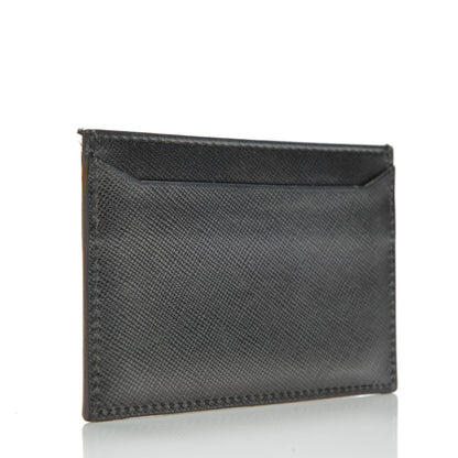 Prada Saffiano Card Case Grey 3 of 7