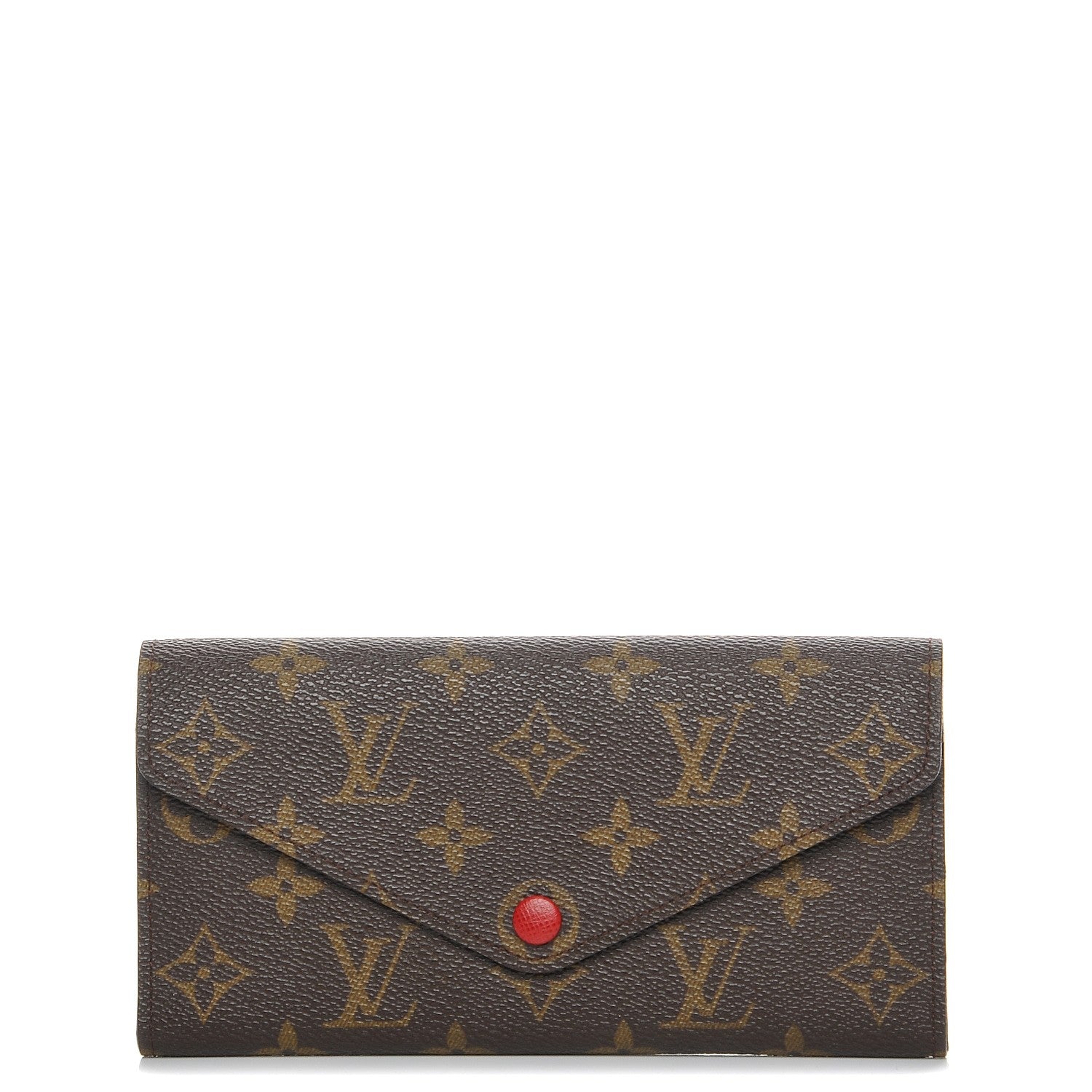 Louis Vuitton Monogram Josephine Wallet Red 1 of 9
