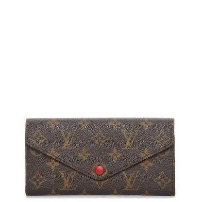 Louis Vuitton Monogram Josephine Wallet Red 1 of 9