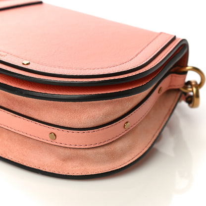 Chloe Calfskin Suede Small Nile Bracelet Bag Ideal Blush 9 of 13