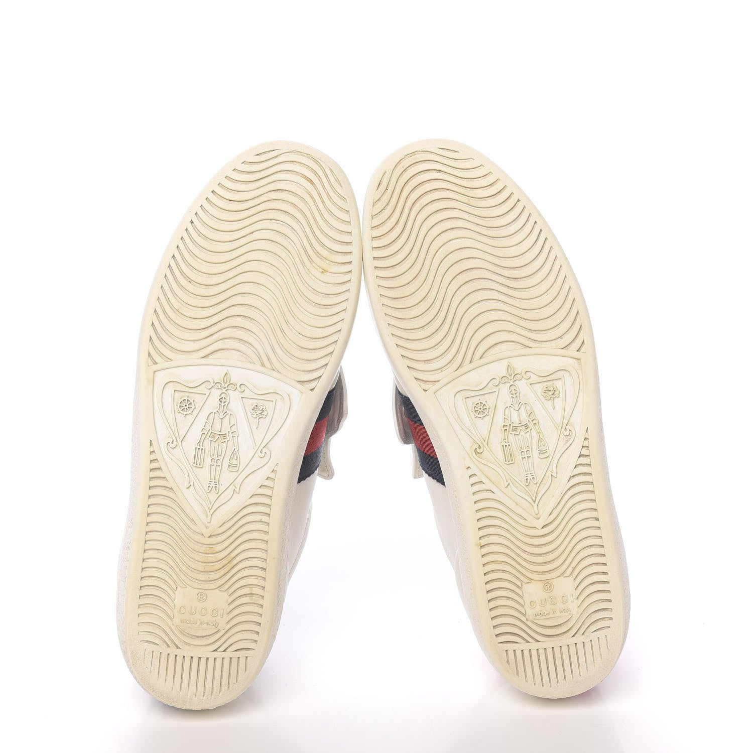 Gucci Calfskin Ayers Web Womens Ace Bow Lace Sneakers 37 White 6 of 16