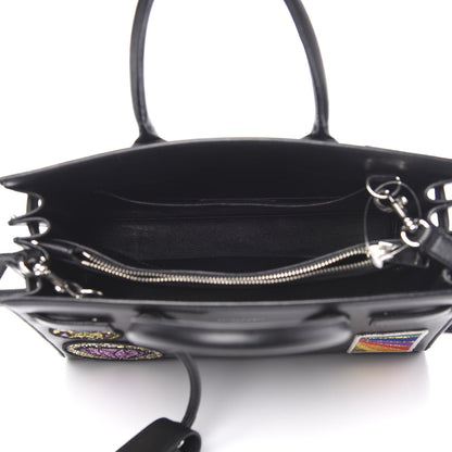 Saint Laurent Calfskin Patchwork Baby Sac De Jour Black Multi 5 of 17