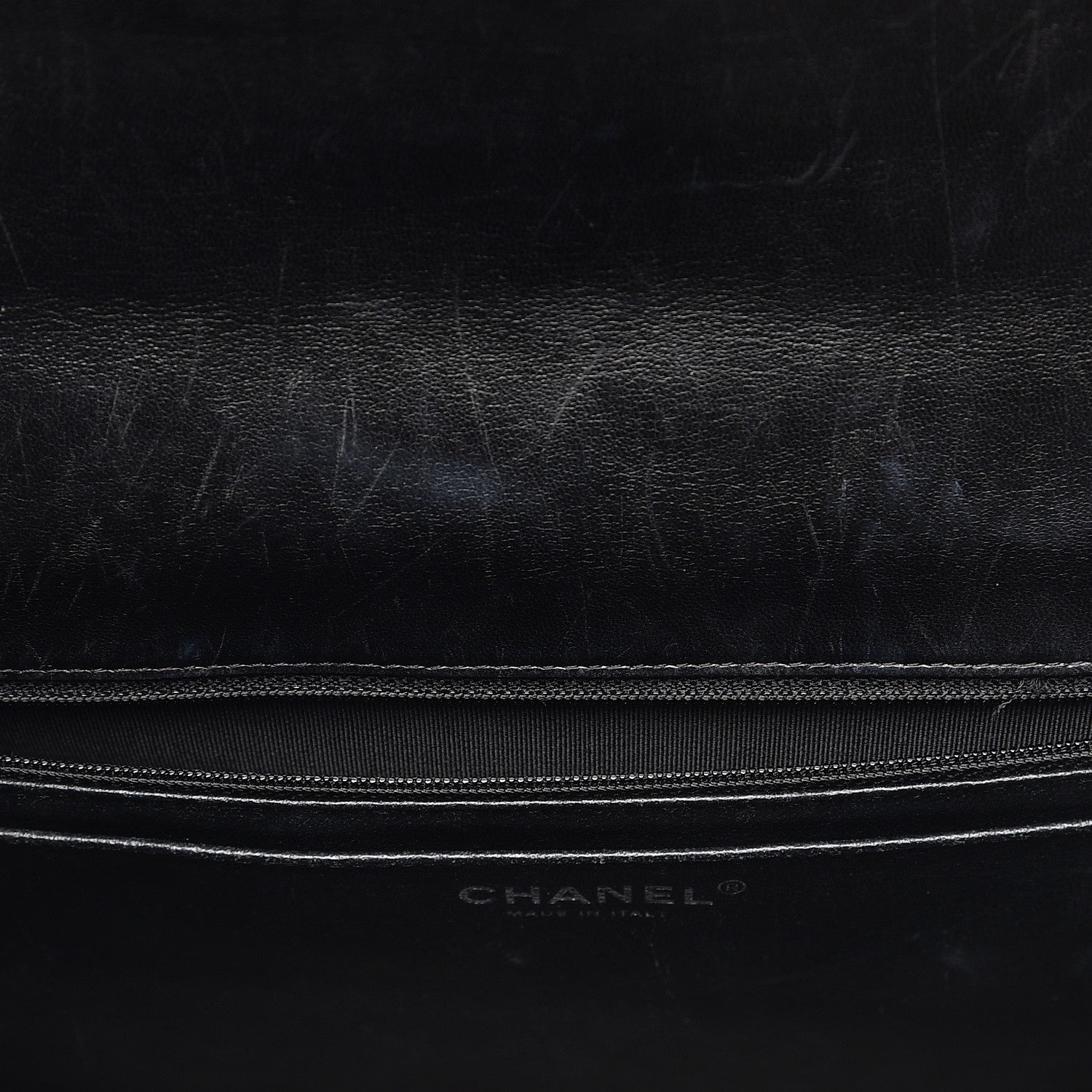 Chanel Patent Quilted Maxi Single Flap Black 9 of 11