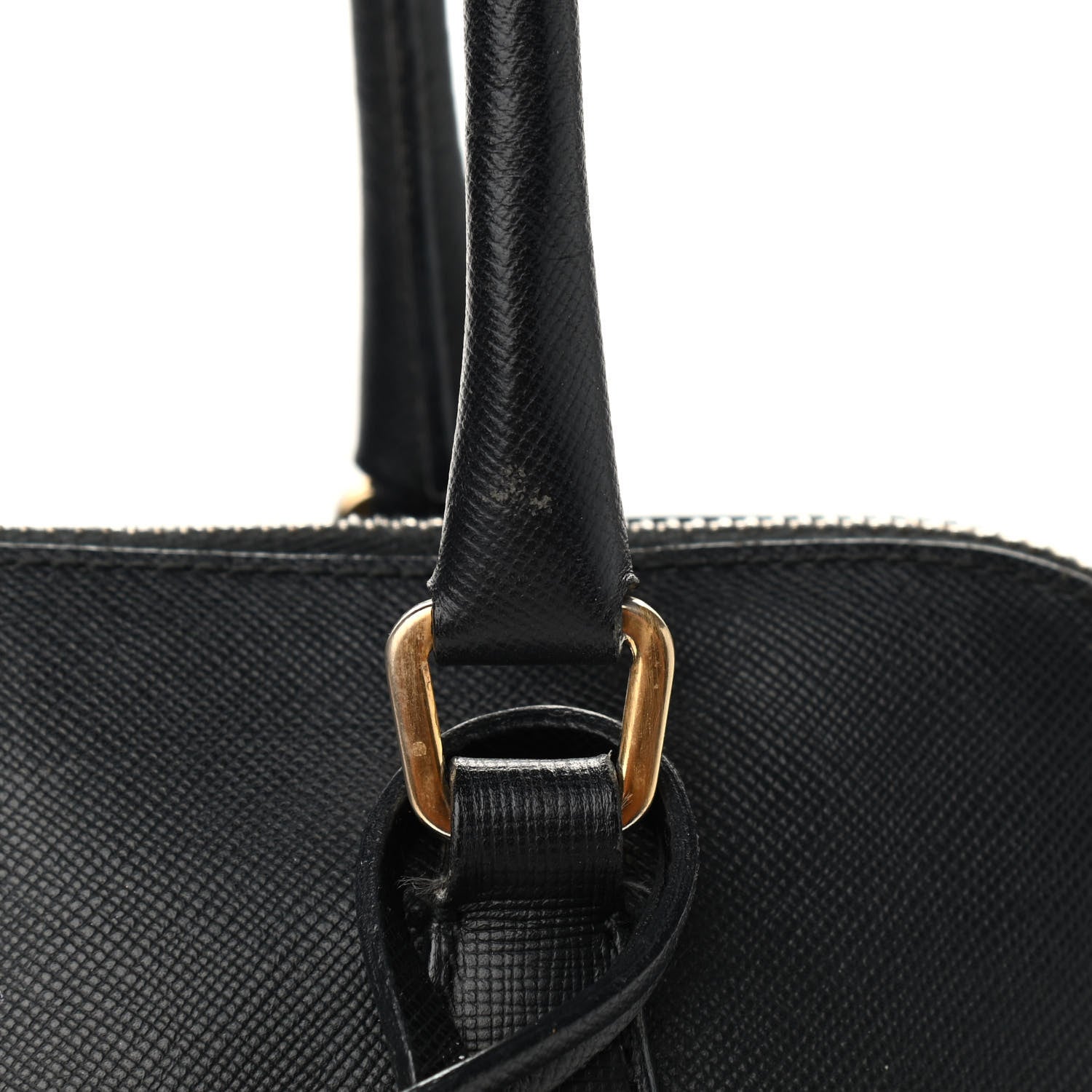 Prada Saffiano Lux Large Promenade Tote Black 8 of 18