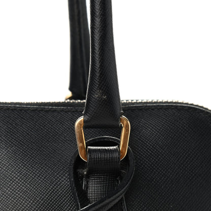 Prada Saffiano Lux Large Promenade Tote Black 8 of 18