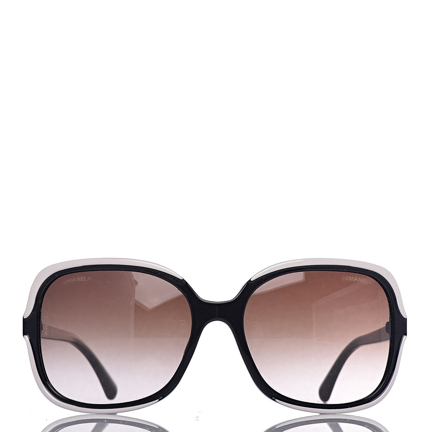 Chanel CC Sunglasses 5319 Black White 2 of 8