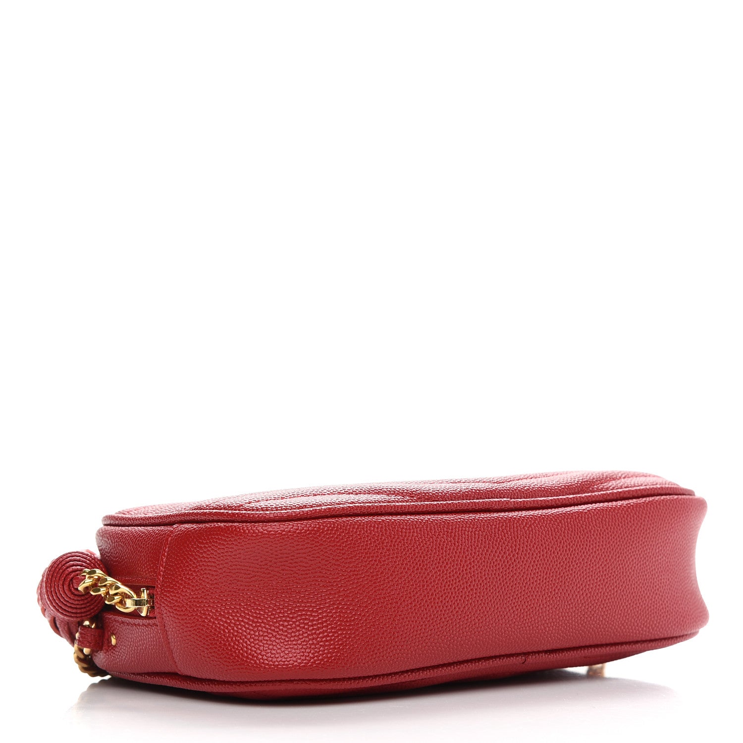 Saint Laurent Grain De Poudre Matelasse Monogram Mini Lou Camera Bag Eros Red 4 of 9