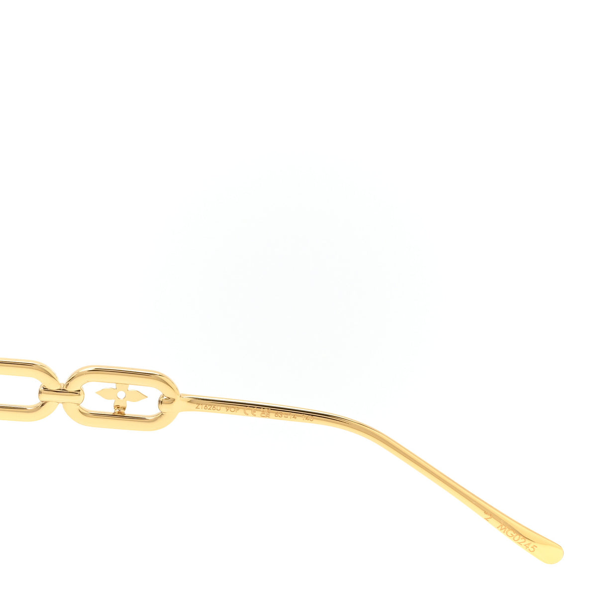 Metal Rimless LV Jewel Cat Eye Sunglasses Z1626U Gradient Blue