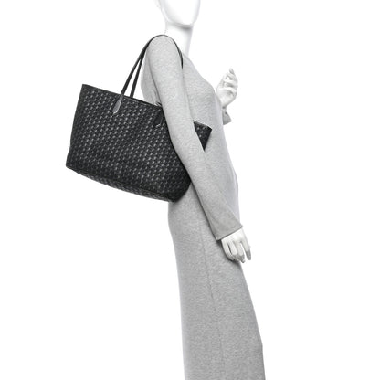Moynat Calfskin Canvas 1920 M Monogram MM Tote  Black 2 of 15