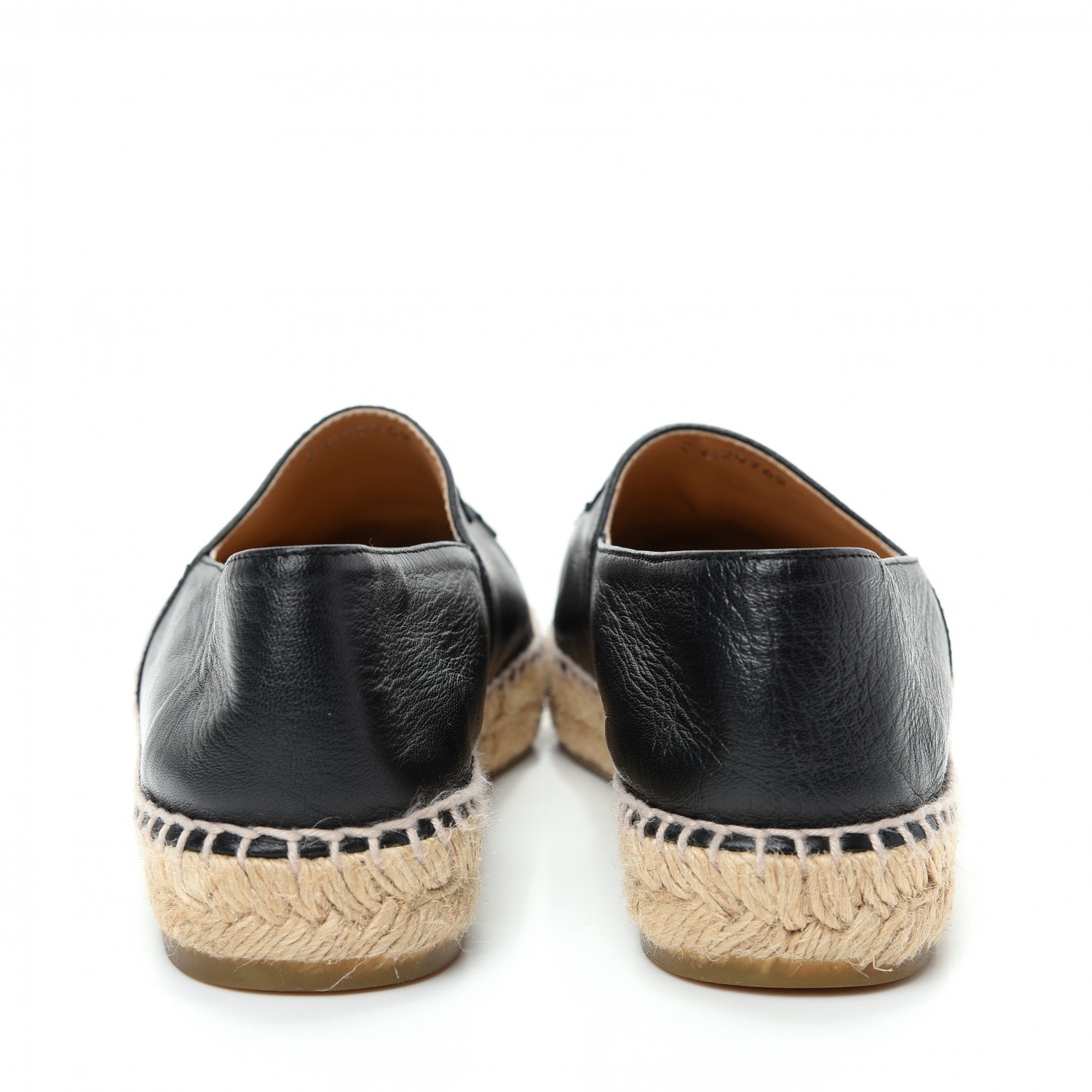 Chanel Lambskin CC Espadrilles 38 Black 7 of 10