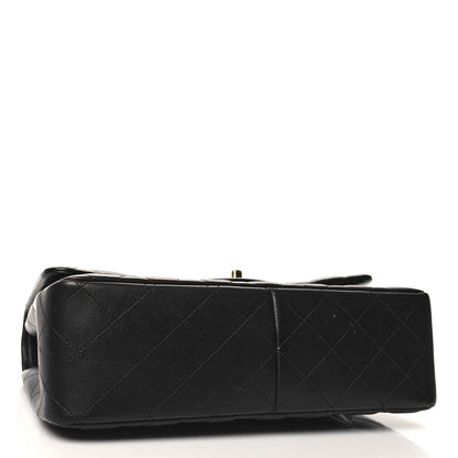 Chanel Lambskin Quilted Jumbo Double Flap Black 4 of 12