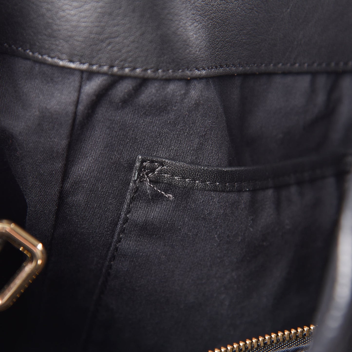 Calfskin Haymarket Check Small Canterbury Tote Black