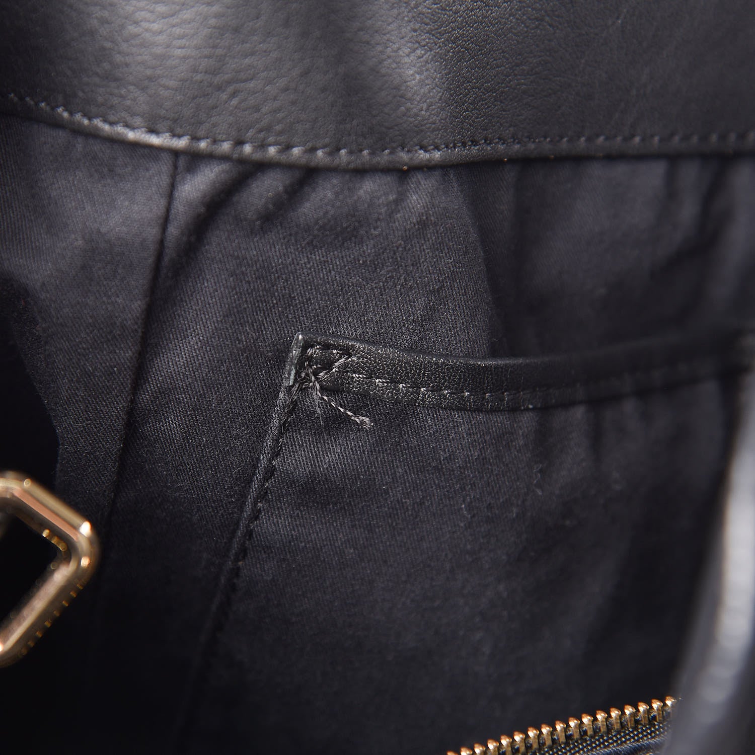 Burberry Calfskin Haymarket Check Small Canterbury Tote Black 8 of 19