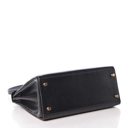 Hermes Box Kelly Retourne 28 Black 6 of 43